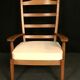 Pair of armchairs and foot rest 20th century