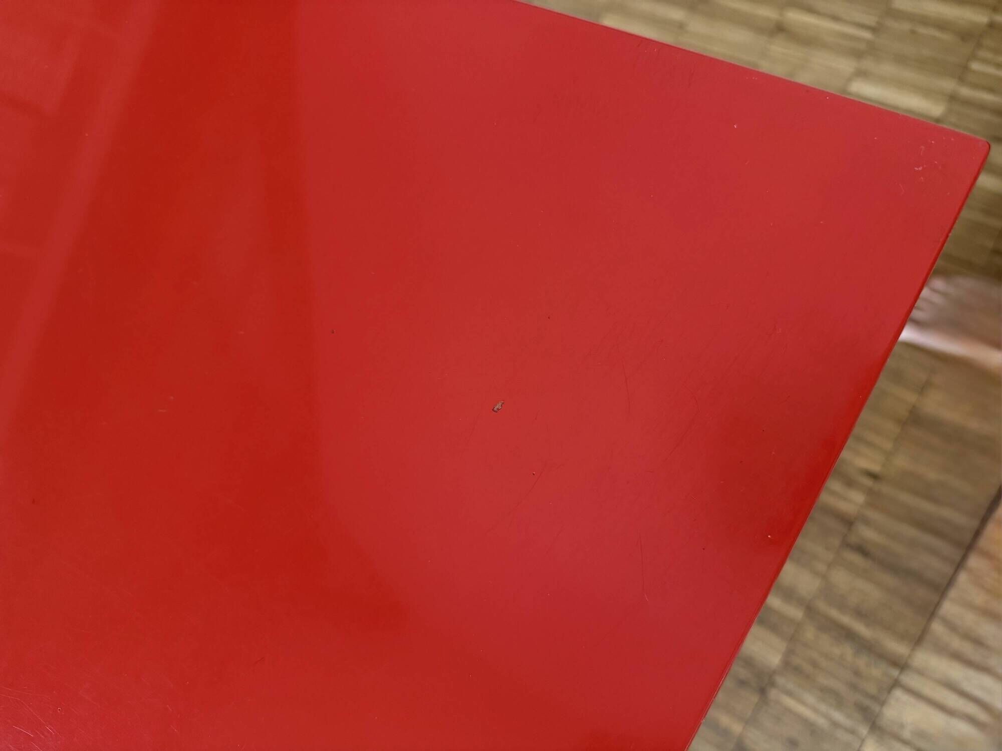 Red lacquered desk Conran Shop