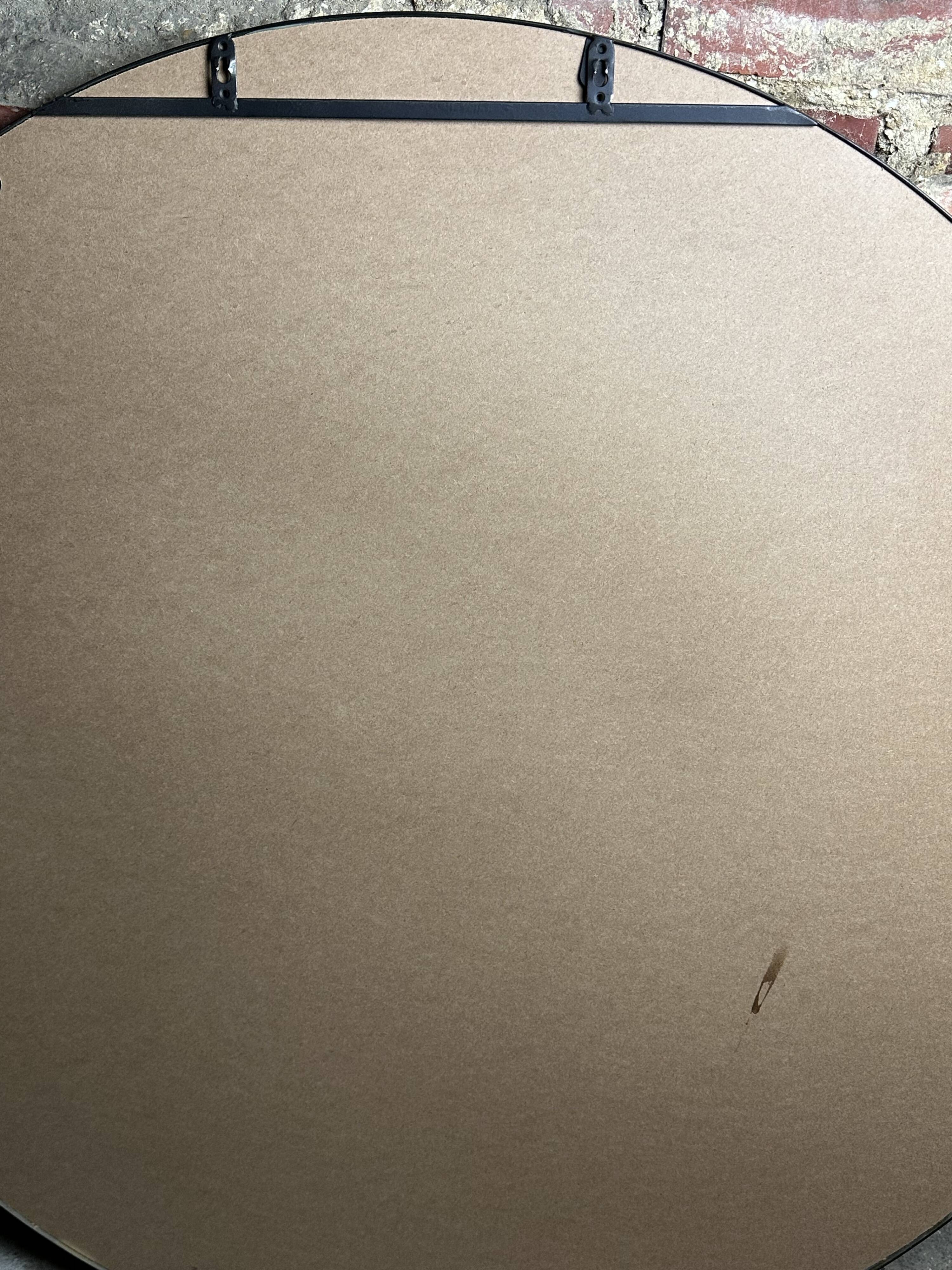 Sun mirror in gold metal Diam 100 cm