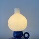 Vintage lamp of the 70s in ceramic and opaline
