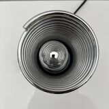 Massive chrome spring lamp