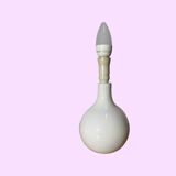 White vintage danish desk light | scandinavian table lamp from the mid century made in denmark