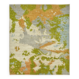 Handwoven Turkish Rustic 250 cm x 294 cm Multicolor Wool Carpet