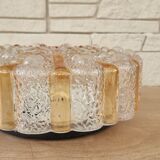 Glass ceiling light, 1970s