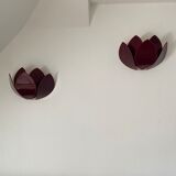 Lotus flower sconces