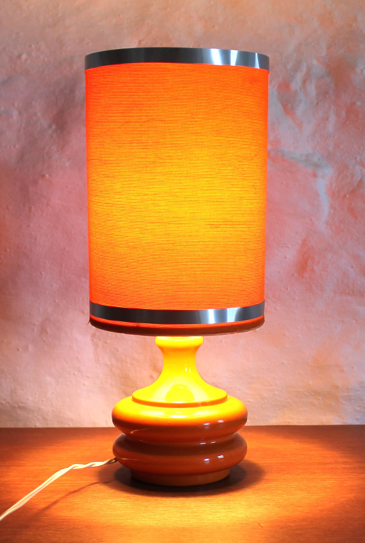 Vintage orange lamp