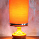 Lampe orange vintage
