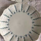 Set of 4 antique Giraud Sauviat porcelain plates.
