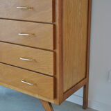 Chest of drawers vintage feet compass 1970