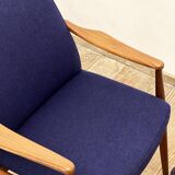 Two Mid-Century Modern Teak Armchairs by Hartmut Lohmeyer for Wilkhahn, 1950s