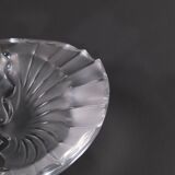 Molded-pressed crystal pocket emptier from lalique france