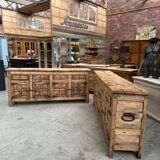 Pair of brutalist sideboards
