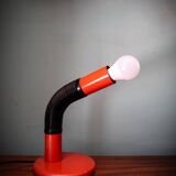 Orange Elbow table lamp by E. Bellini for Targetti Sankey, Italy, 70's