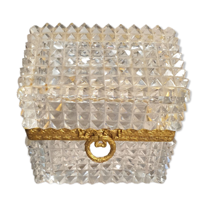 Boîte à bijoux en cristal