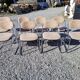 Set of 8 vintage office chairs