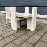Travertine Coffee Table Willy Ballez