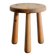 Swedish Modern Wooden "Skoga" Pine Tripod Stool by Axel Einar Hjorth, 1930s