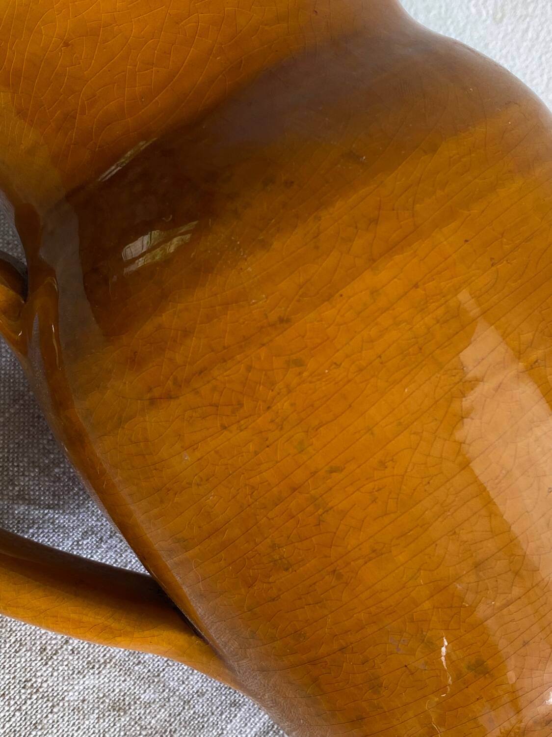 Vallauris ceramic pitcher, vase and bowls