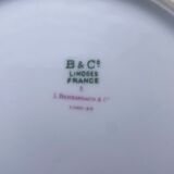 Plat ovale en porcelaine Limoges collab Bernardaud