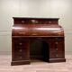 Cylinder desk in flamed mahogany empire style 19th century