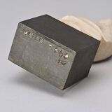 White stone sculpture by v.bee, switzerland