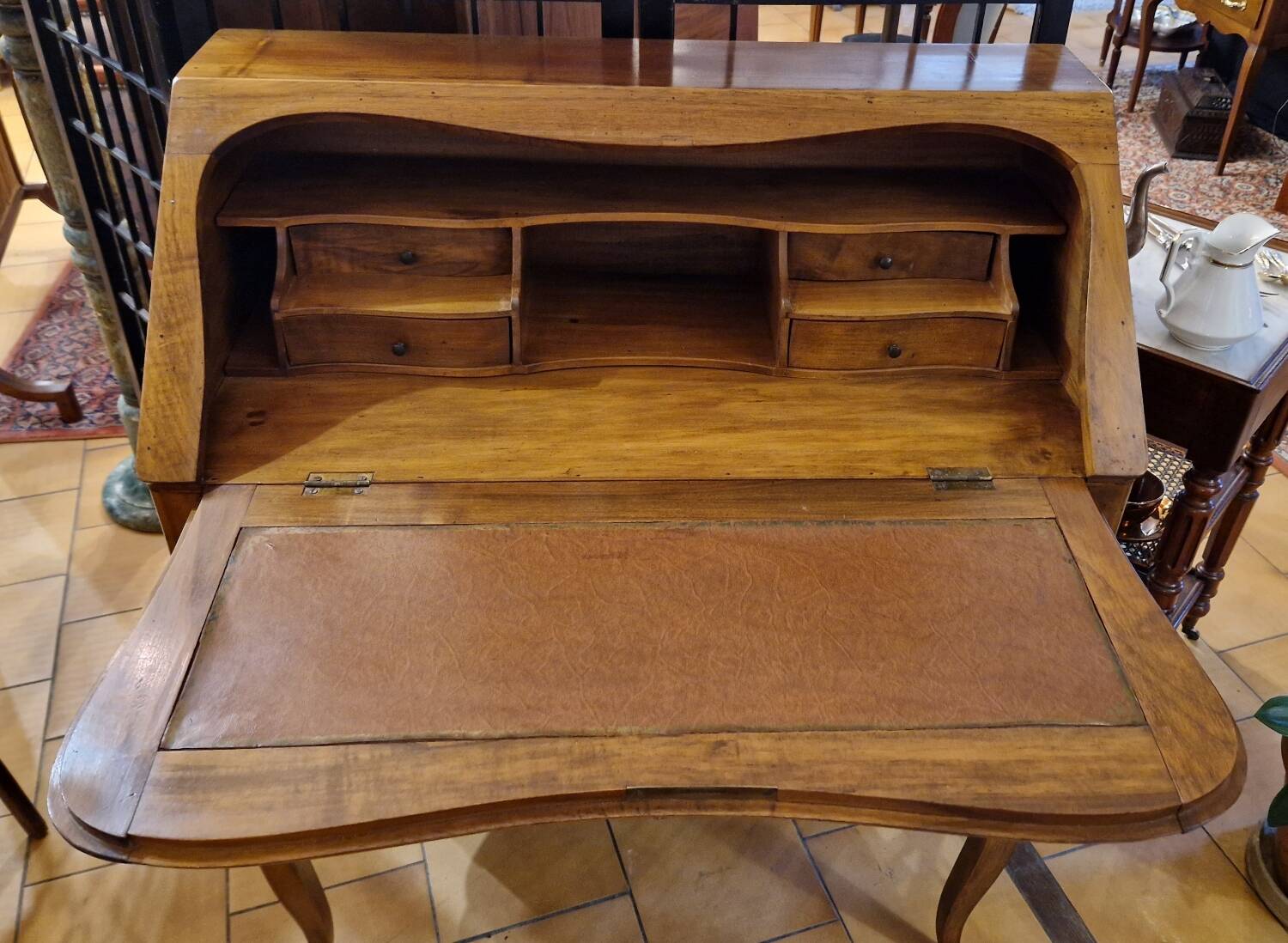 Walnut secretary slope desk