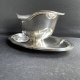 Christofle silver metal sauce boat