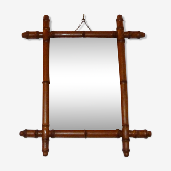 Miroir bambou 54x47cm