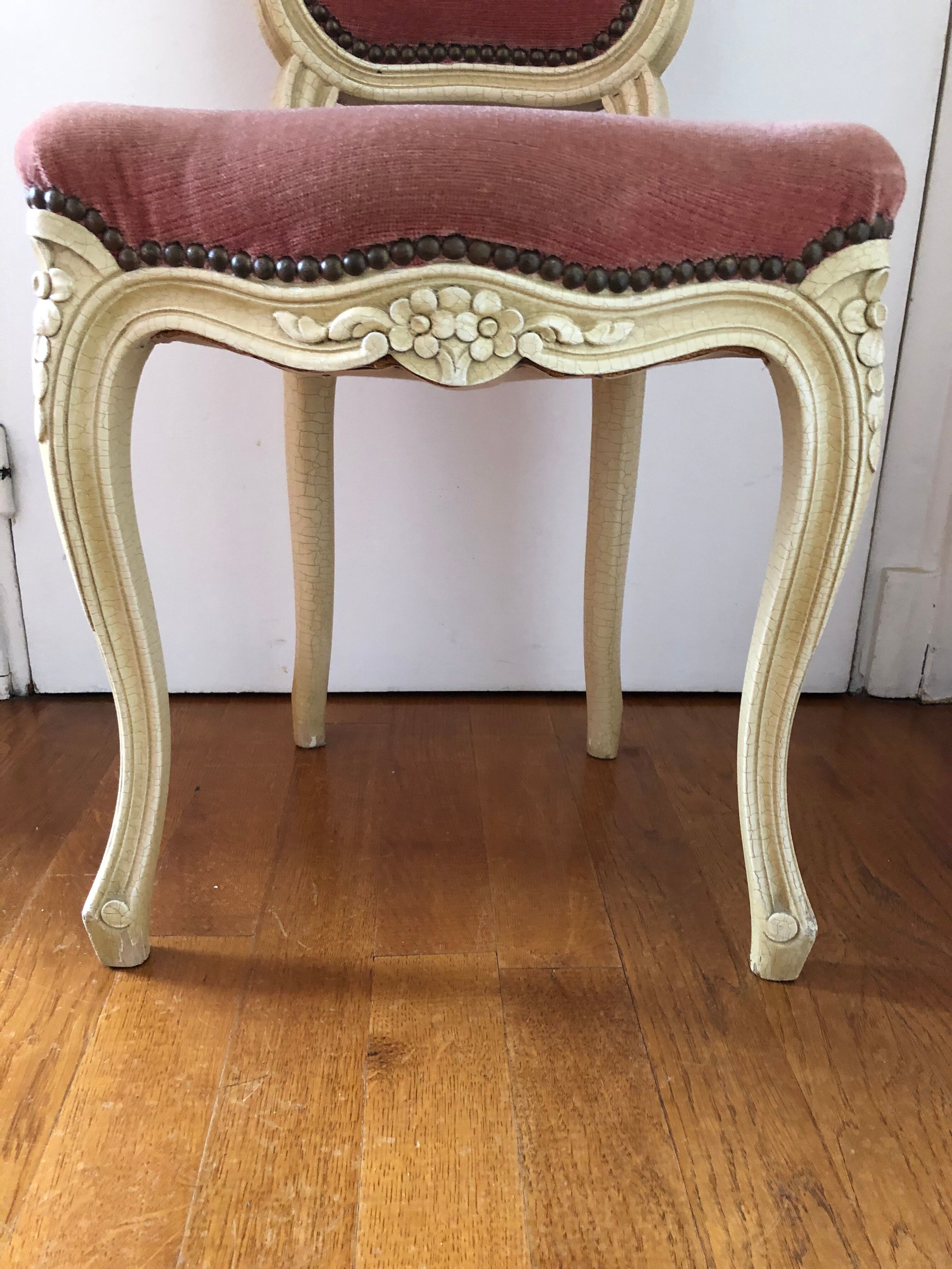 Chaise enfant style Louis XV