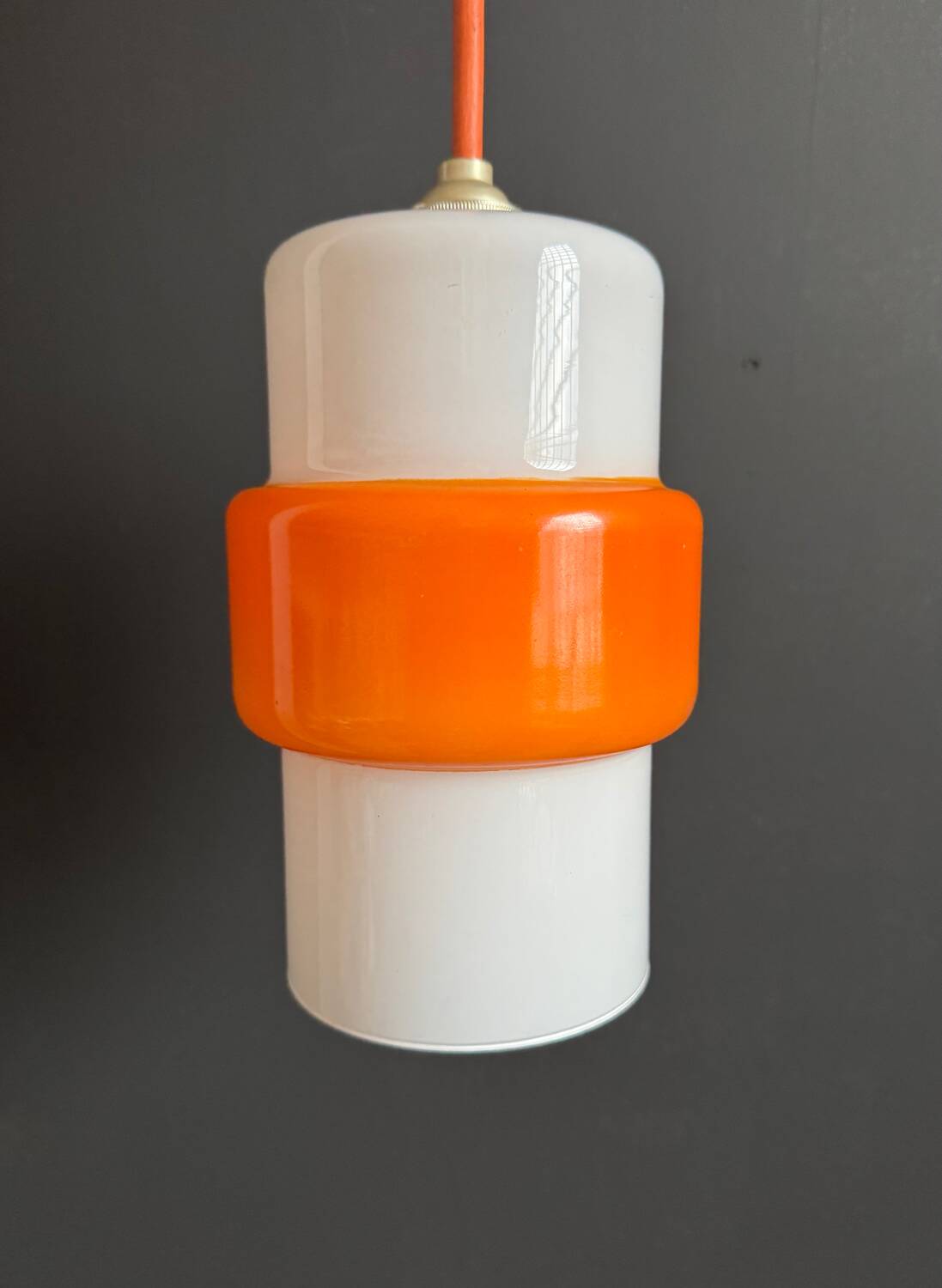 Suspension Space Age orange 1970s