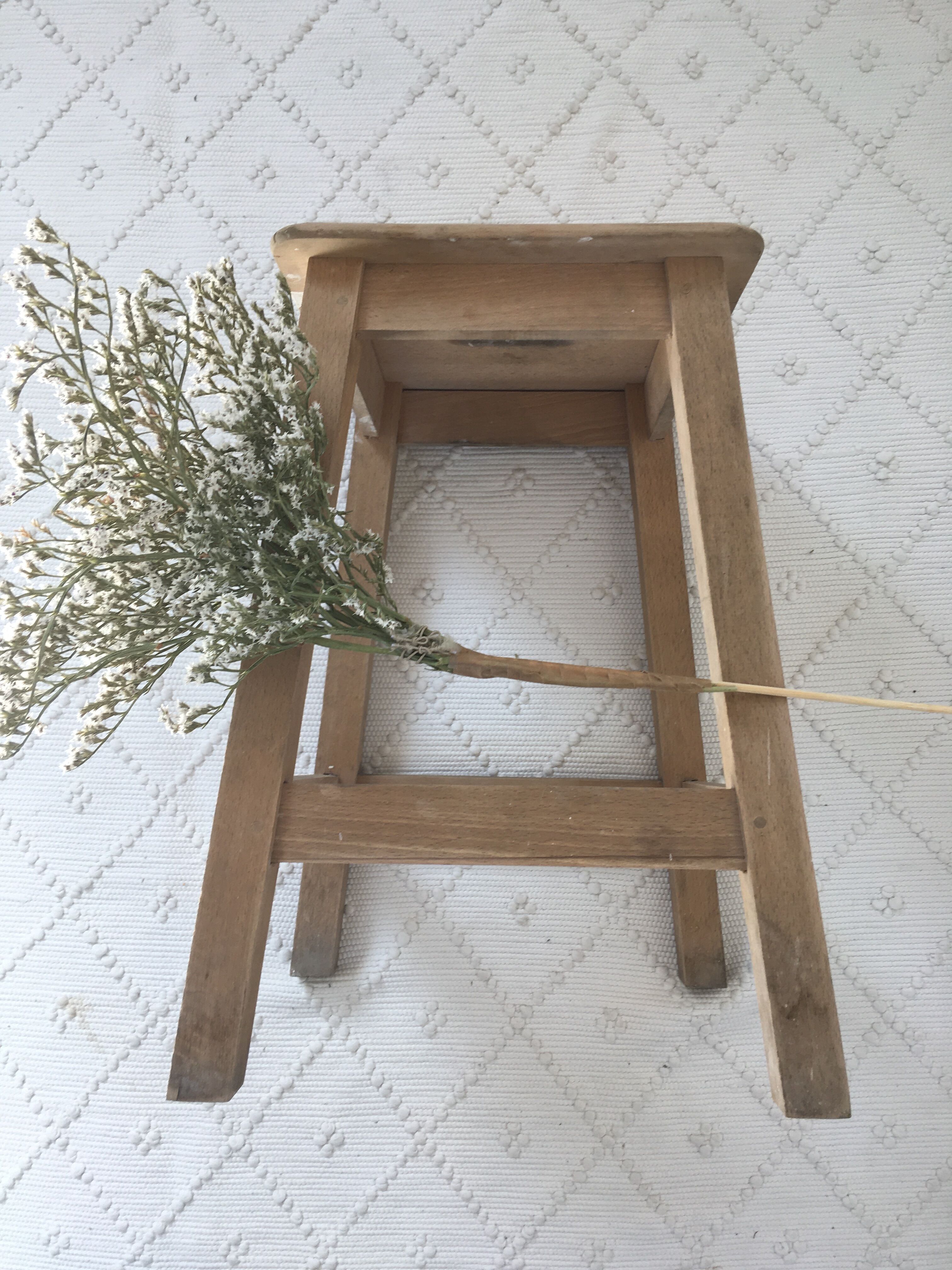 Wooden painter's stool