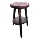 Brutalist and industrial worker's stool, Italy, 1900s