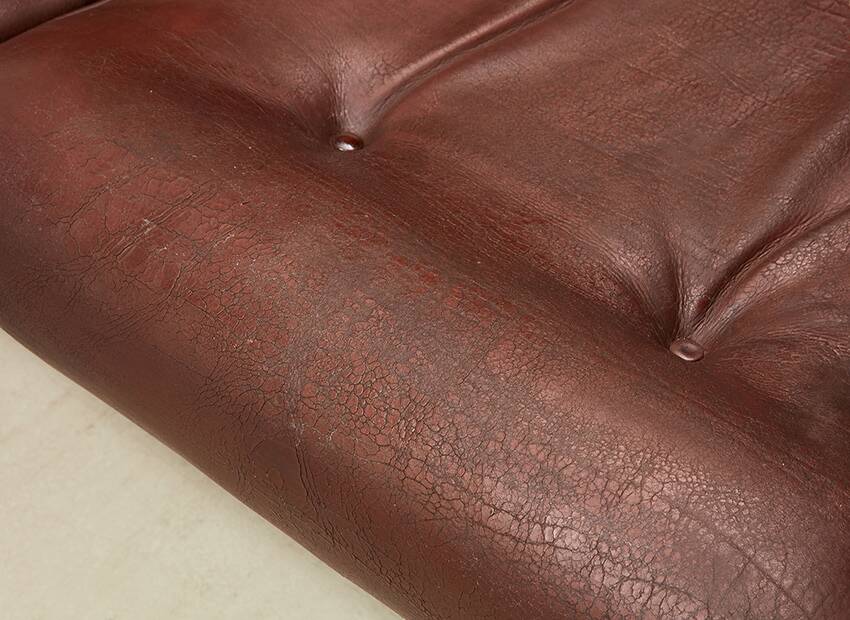 Pierre Chapo S32 Leather Sofa for Atelier Chapo France 1960s