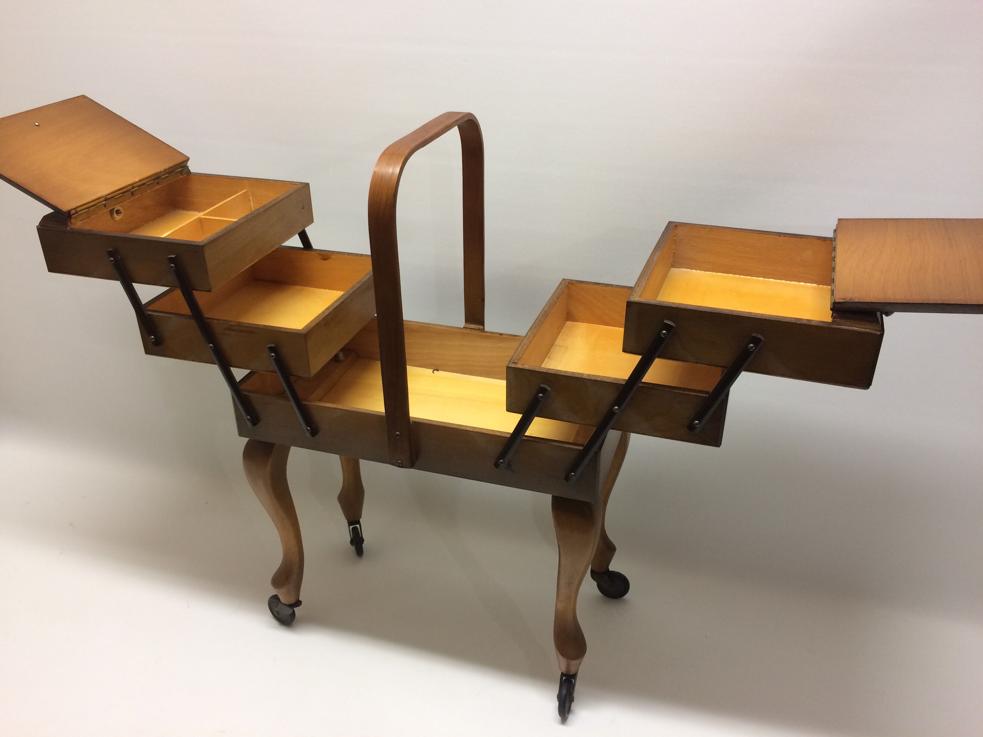 Rustic sewing basket