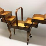 Rustic sewing basket