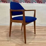 Suite of 4 designer armchairs 1950 "Hartmut Lhomeyer".