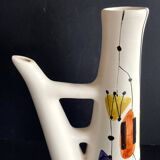 Earthenware “whiskey” bottle by Roger Capron Vallauris