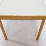 Vintage birch and linoleum dining table 1960