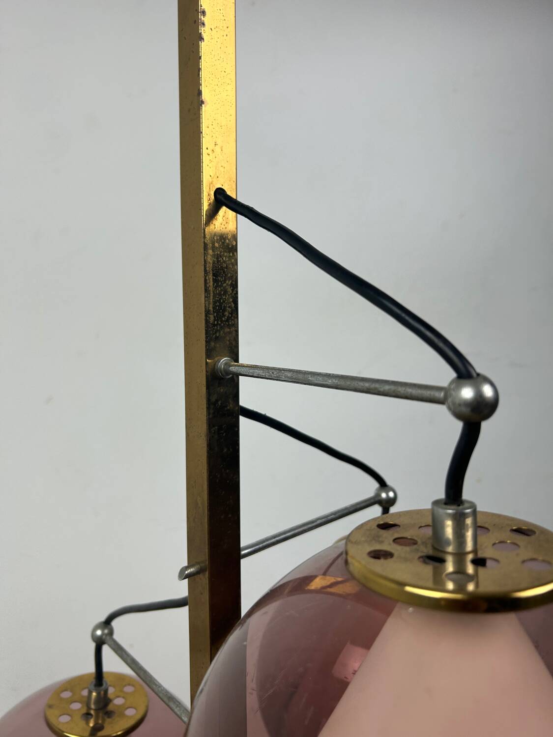 Lustre italien vintage Lamter Milano