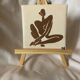 Wall decoration naked acrylic painting of sitting woman
