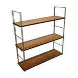 Vintage 1960 floor thong wood and gold metal 55x58