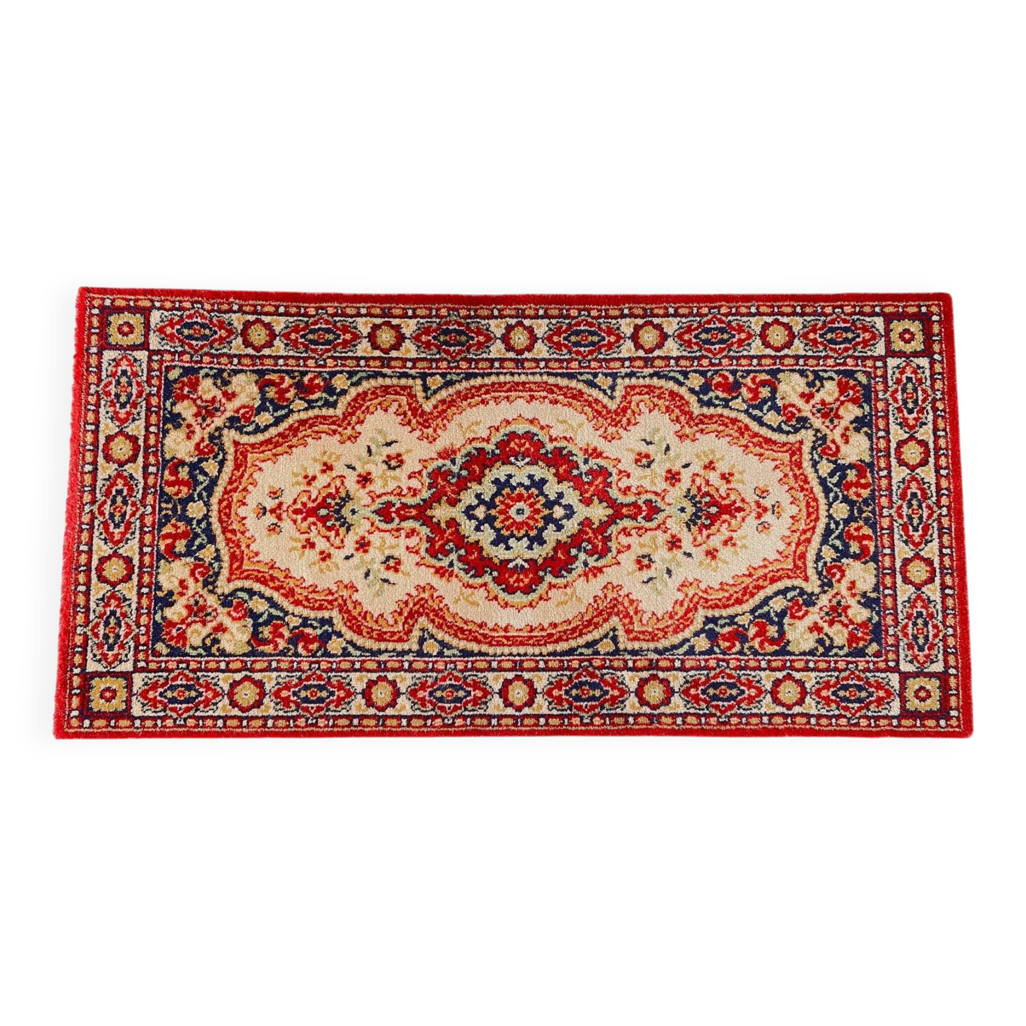 Carpet rug seal pure wool vintage