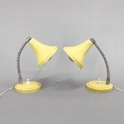 Paire de lampes de table italiennes du milieu du siècle