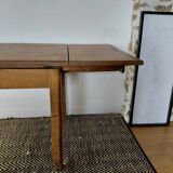 Old farmhouse table from the 50s with 1 drawer.