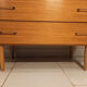 Vintage light wood commodity 4 drawers 1960