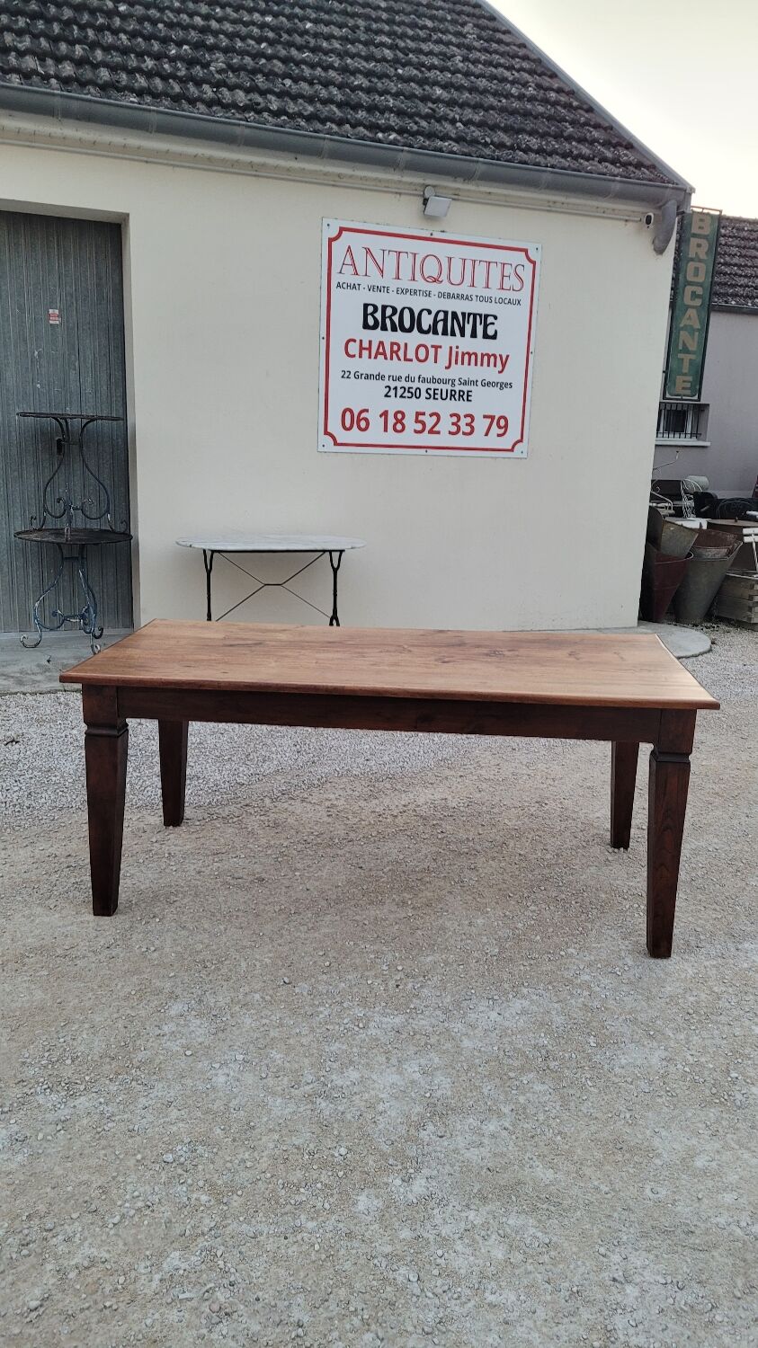 Table de ferme rustique - 1m80