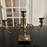 Chandelier en laiton néo-classique, années 1950