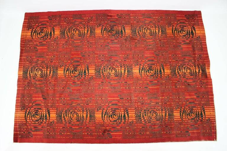 Mid-century wool design carpet / rug, 1960s