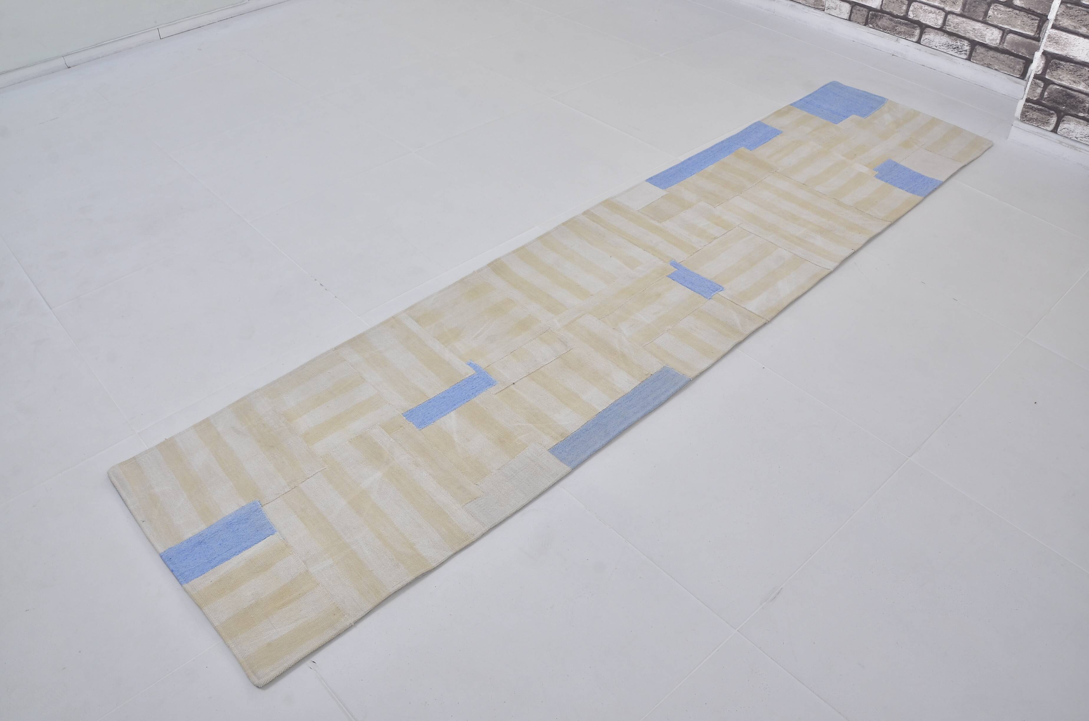 Vintage Whİte And Blue Runner sku3853