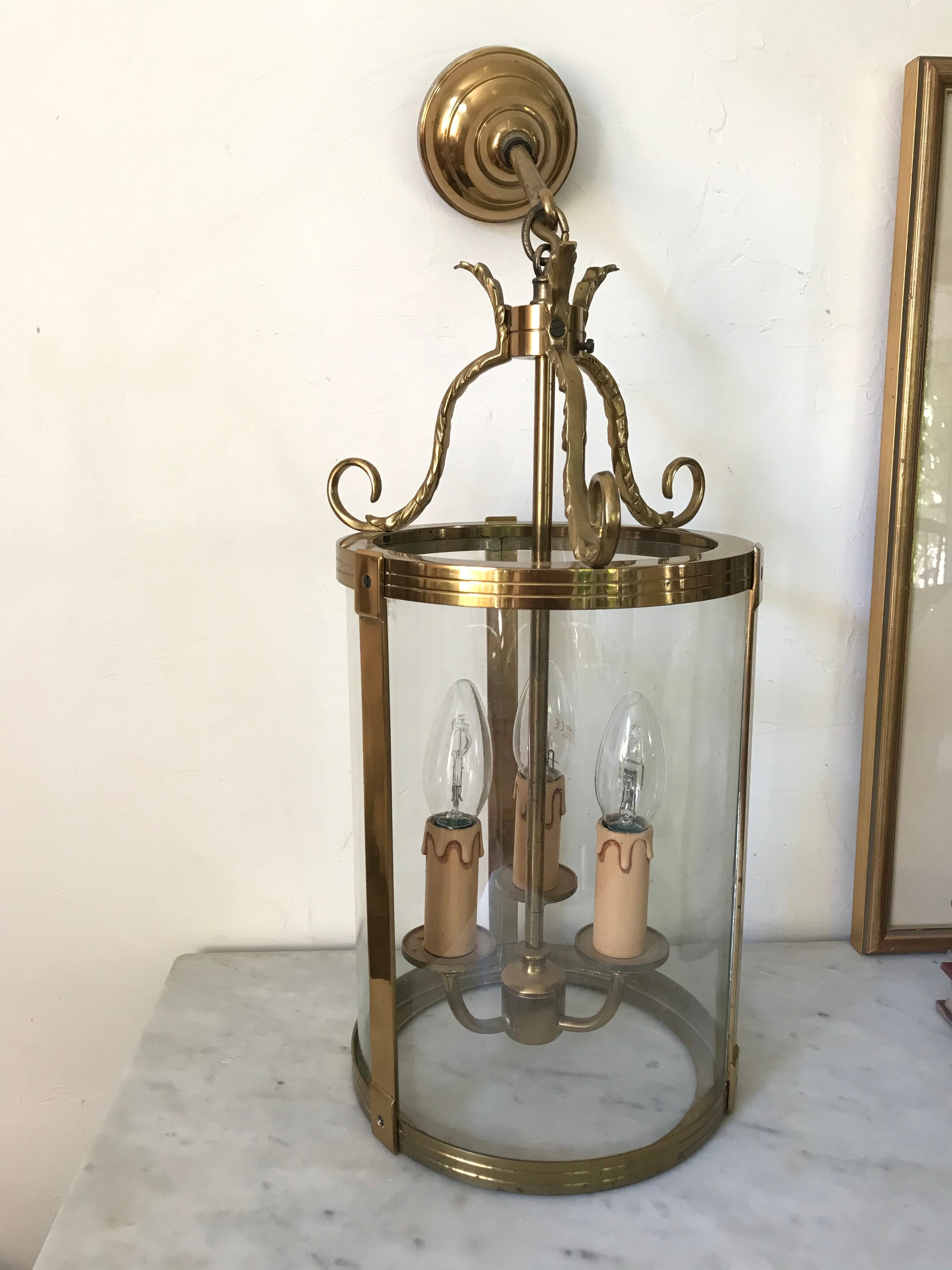Brass vestibule lantern